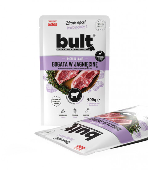 BULT Mielonka bogata w jagnięcinę - mokra karma dla psa - 500g - Galeria zdjęcie 1
