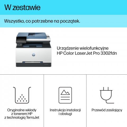 Urzadzenie wielofunkc.HP Color LaserJet Pro 3302fdn - Galeria zdjęcie 8