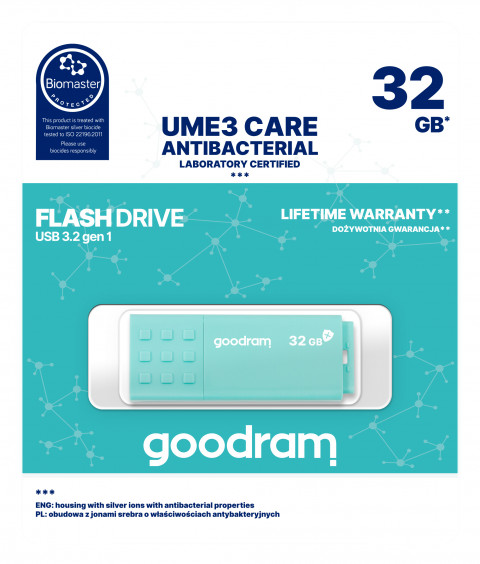 GOODRAM FLASHDRIVE 32GB UME3 USB 3.0 CARE - Galeria zdjęcie 10