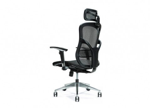 Ergonomiczny fotel biurowy ERGO 500 czarny - Galeria zdjęcie 3