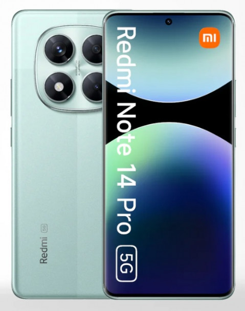Smartfon Xiaomi Redmi Note 14 Pro 5G 8/256GB Coral Green - Galeria zdjęcie 1
