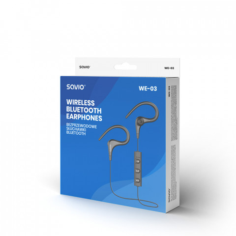 SAVIO BEZPRZEWODOWE SŁUCHAWKI BLUETOOTH WE-03 - Galeria zdjęcie 4