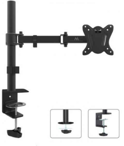 Uchwyt biurkowy do monitora Maclean MC-690 13"-27" 8kg - Galeria zdjęcie 6