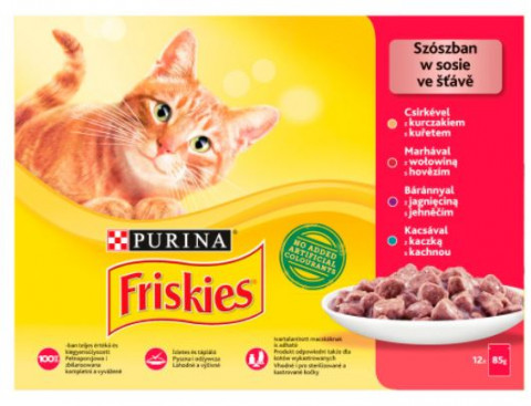 Friskies Mix mięsny - mokra karma dla kota - 48x85 g - Kup 3 Odbierz 1 za 1zł - Galeria zdjęcie 3