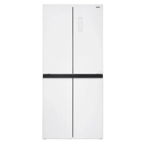 Lodówka z zamrażalnikiem dolnym Multi Door Full No Frost MPM-434-SBF-08 białe szkło - Galeria zdjęcie 1