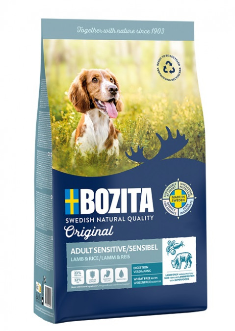 BOZITA Original Sensitive Digestion Jagnięcina i ryż - sucha karma dla psa - 12kg - Galeria zdjęcie 1