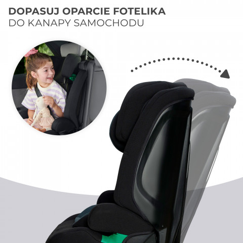 Kinderkraft fotelik COMFORT UP i-Size 9-36kg Czarny - Galeria zdjęcie 8