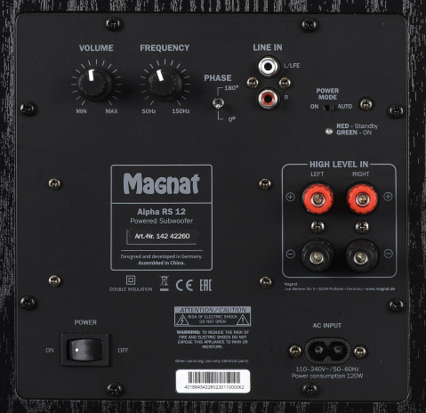 Subwoofer aktywny Magnat Alpha RS12 czarny - Galeria zdjęcie 13