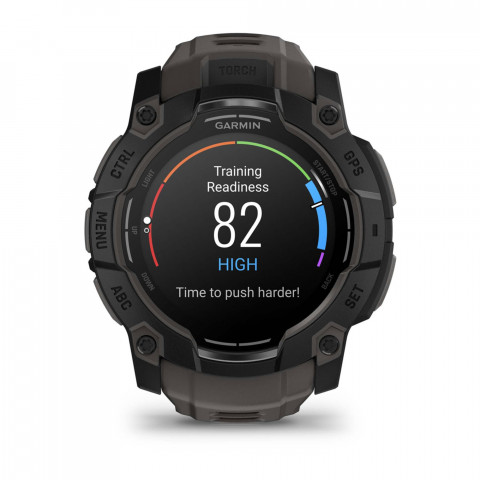 Zegarek Garmin Instinct 3 – 50 mm AMOLED Black met charcoal band - Galeria zdjęcie 12