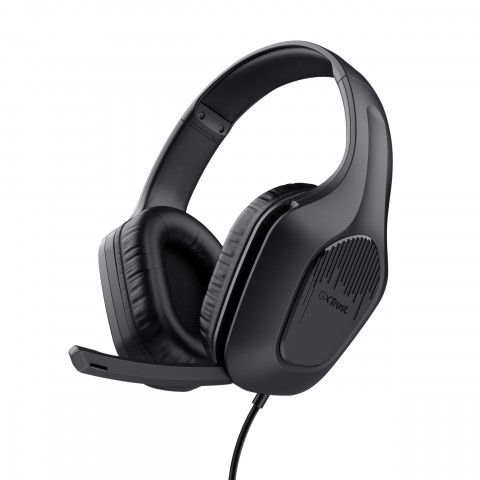 Słuchawki TRUST GXT415 ZIROX HEADSET - BLACK (24990) - Galeria zdjęcie 1