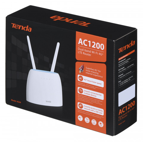 TENDA 4G09 Dwupasmowy router WiFi 3G 4G+ LTE AC1200 - Galeria zdjęcie 11