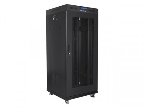LANBERG SZAFA STOJĄCA RACK 19" 27U 600X600 CZARNA - Galeria zdjęcie 2