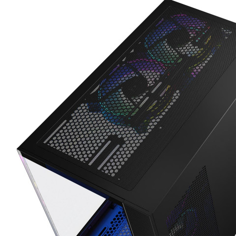 MODECOM OBUDOWA VOLCANO PANORAMA APEX ARGB 5F MIDI BLACK - Galeria zdjęcie 8