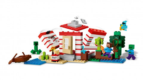 LEGO MINECRAFT 21275 THE TNT JUNGLE HOUSE - Galeria zdjęcie 7