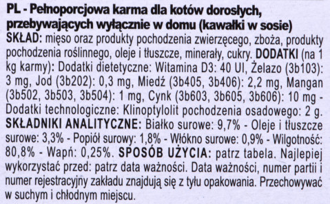 ROYAL CANIN FHN Indoor w sosie - mokra karma dla kota dorosłego - 12x85 g - Galeria zdjęcie 2