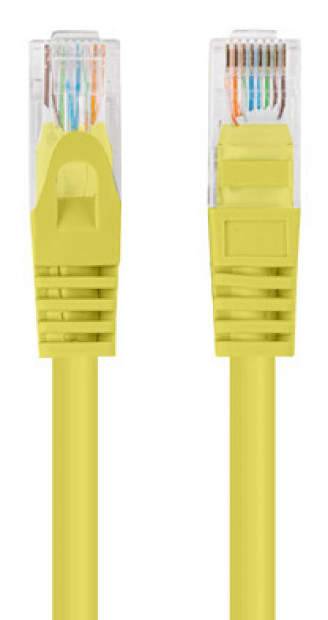 PATCHCORD KAT.6 UTP 3M ŻÓŁTY FLUKE PASSED LANBERG 10-PACK - Galeria zdjęcie 2