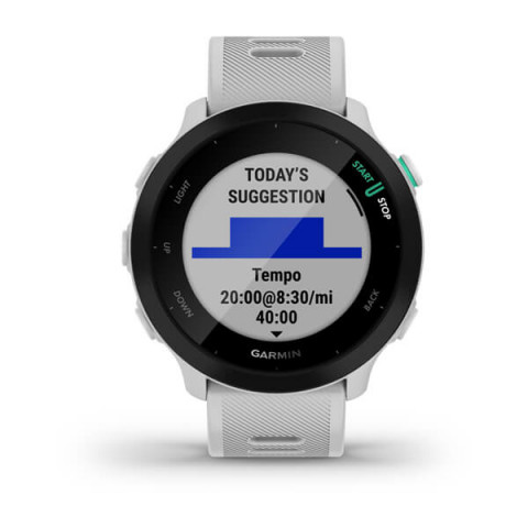 Zegarek sportowy Garmin Forerunner 55 Biały - Galeria zdjęcie 2