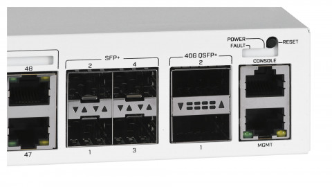 Switch Mikrotik CRS354-48P-4S+2Q+RM 53p PoE (PoE+: 48;) 700W Managed Fast/Gigabit/10G - Galeria zdjęcie 4