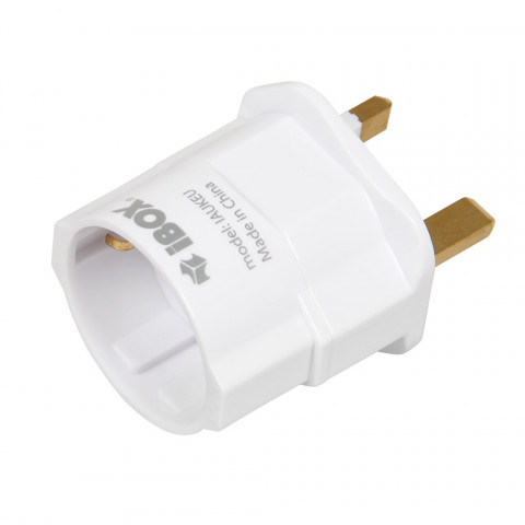 IBOX ADAPTER IAUKEU GNIAZDO ZASILANIA UK DO EU - Galeria zdjęcie 1