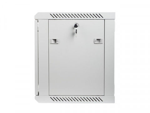 Lanberg szafa instalacyjna wisząca 19'' 9U 600x450mm szara (drzwi szklane) - Galeria zdjęcie 3