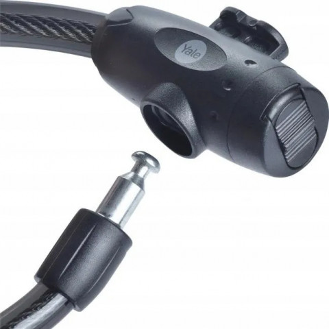 Linka rowerowa stalowa na klucz 12x2000mm Yale Essential Security Keyed Cable Lock 12mm - Galeria zdjęcie 4