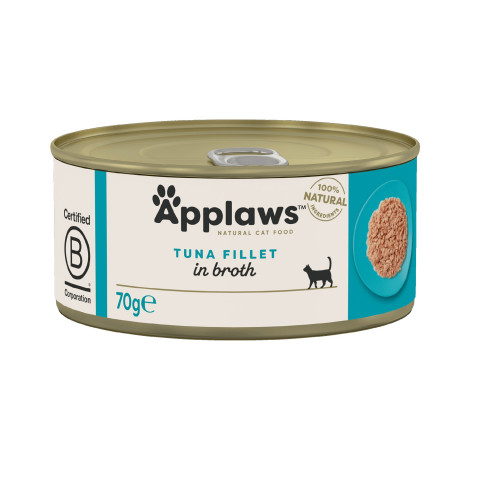 APPLAWS Filet z tuńczyka w rosole - mokra karma dla kota - 70g - Galeria zdjęcie 1
