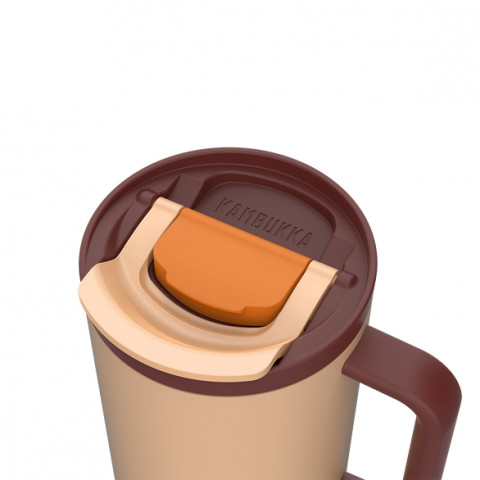 Kubek termiczny z teleskopową słomką Kambukka Rio Tumbler 950ml Almond Dream - Galeria zdjęcie 6