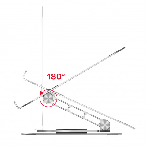 UNITEK PODSTAWKA POD LAPTOPA REGULOW. 360° 10-16'' - Galeria zdjęcie 6