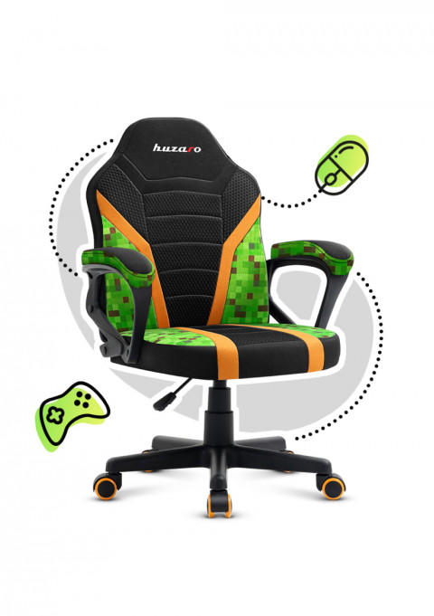Fotel gamingowy dla dziecka HZ-Ranger 1.0 Pxl msh - Galeria zdjęcie 3