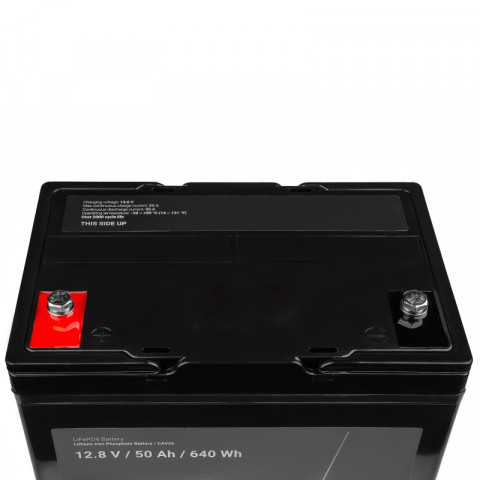 GREEN CELL AKUMULATOR LIFEPO4 CAV06 12/12,8V 50AH - Galeria zdjęcie 3