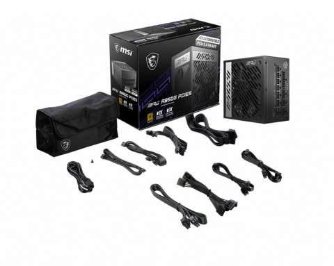 Zasilacz MSI MPG A850G PCIE5 850W 80+ Gold ATX 3.1 (306-7ZP7B11-CE0) - Galeria zdjęcie 5