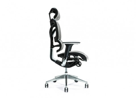 Ergonomiczny fotel biurowy ERGO 700 szary - Galeria zdjęcie 3