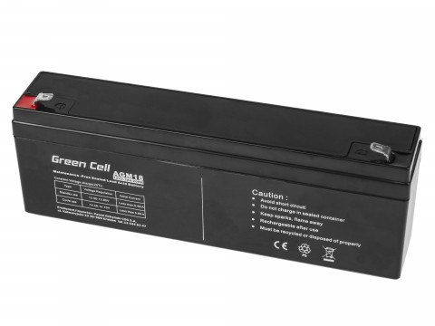 GREEN CELL AKUMULATOR ŻELOWY AGM18 12V 2,3AH - Galeria zdjęcie 5