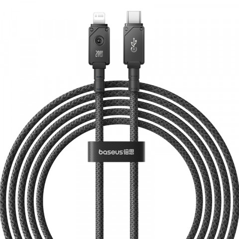 Kabel Baseus Unbreakable USB C-IP 20W 2m (czarny) - Galeria zdjęcie 1
