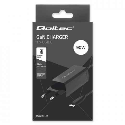 QOLTEC ŁADOWARKA SIECIOWA 90W GAN | 5-20V | 3-4.5A - Galeria zdjęcie 11