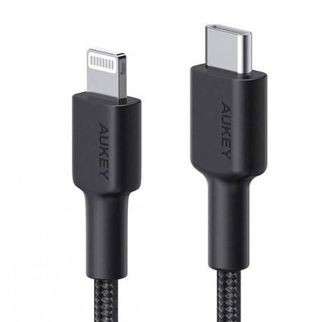 AUKEY CB-CL03 NYLONOWY KABEL USB C-LIGHTNING 2M PD - Galeria zdjęcie 1