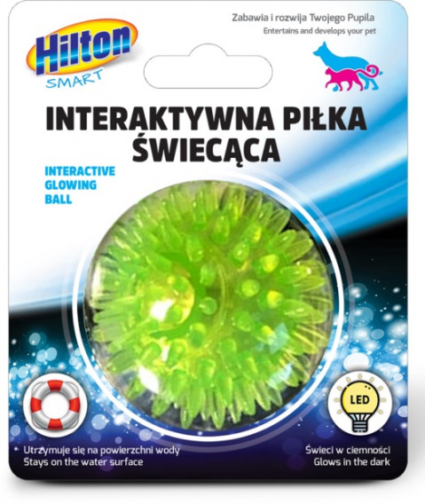 HILTON Smart Interaktywna Piłka Świecąca 5cm dla kota/psa - Galeria zdjęcie 4