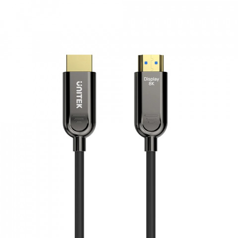 UNITEK KABEL OPTYCZNY HDMI 2.1 Active Optical Cable 8K / 4K 144Hz 20M - Galeria zdjęcie 1