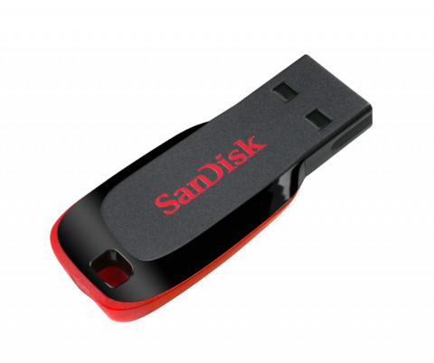 Pendrive Sandisk Cruzer Blade 128GB USB 2.0 czarno-czerwony - Galeria zdjęcie 6