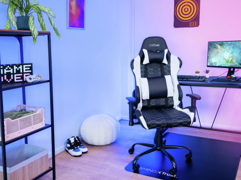 Fotel gamingowy TRUST GXT708W RESTO CHAIR WHITE (24434) - Galeria zdjęcie 7