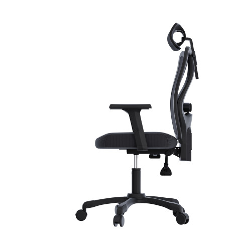 Zestaw Biurko TUCKANO czarny/orzech + Fotel ergonomiczny GEMBIRD czarny - Galeria zdjęcie 18