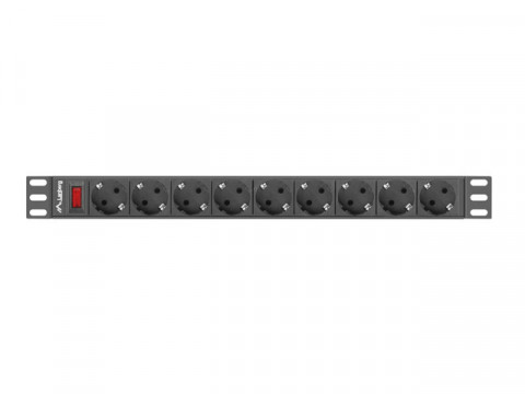 LANBERG LISTWA ZASILAJĄCA RACK 19" PDU 1U 9X SHUKO - Galeria zdjęcie 2