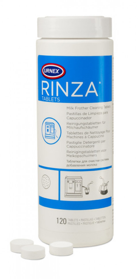 Urnex Rinza Tablets - Tabletki do czyszczenia spieniacza - 120 szt - Galeria zdjęcie 1