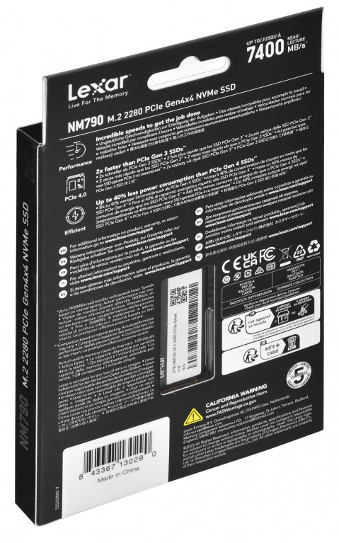 Dysk SSD Lexar NM790 2TB M.2 PCIe NVMe - Galeria zdjęcie 5