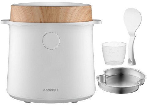 Ryżowar 1,5 l biały/drewno RE3030 CONCEPT - Galeria zdjęcie 1