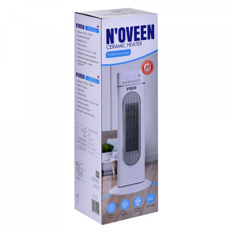 Grzejnik ceramiczny NOVEEN PTC3000 tower smart - Galeria zdjęcie 10