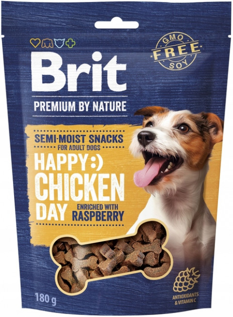 BRIT PREMIUM DOG SNACK CHICKEN WITH RASPBERRY 180g - Galeria zdjęcie 1