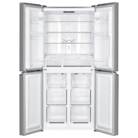 Lodówka z zamrażalnikiem dolnym Multi Door Full No Frost MPM-434-SBF-08 białe szkło - Galeria zdjęcie 2