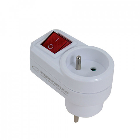 ESPERANZA ROZGAŁĘŹNIK ELEKTR. 1 GN. BIAŁY ELK301W - Galeria zdjęcie 3