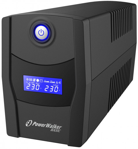 Power walker ups line-in 1000va stl fr(2x pl 230v) vi 1000 stl fr - Galeria zdjęcie 2